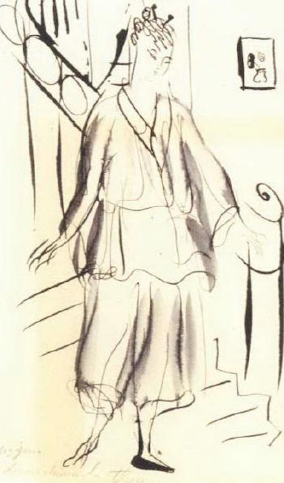 Design for pyjamas by Raoul Dufy