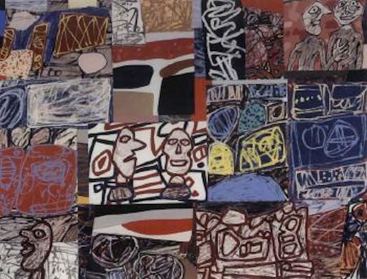 Fete villageoise by Jean Dubuffet