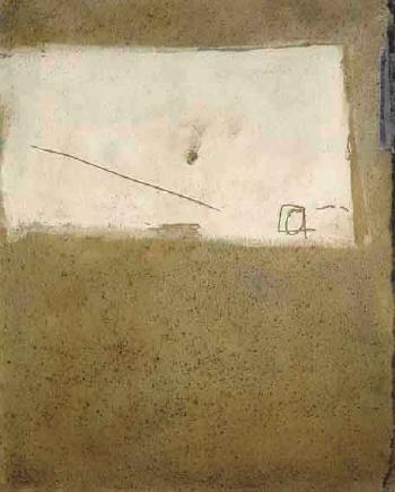 Blanco et ocra by Antoni Tapies