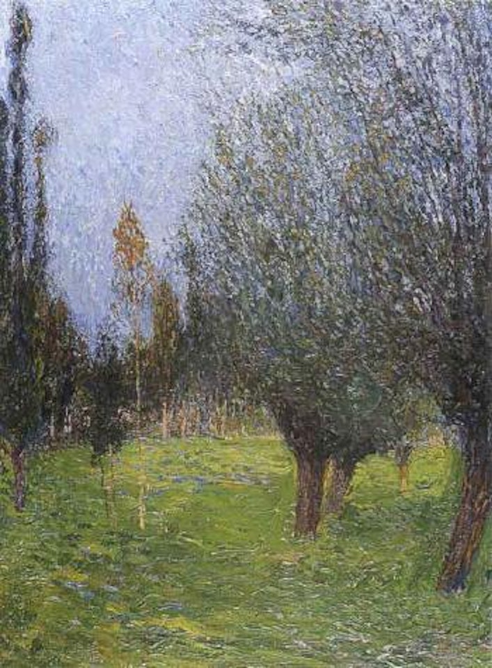 Verger et peuplier by Henri Jean Guillaume Martin