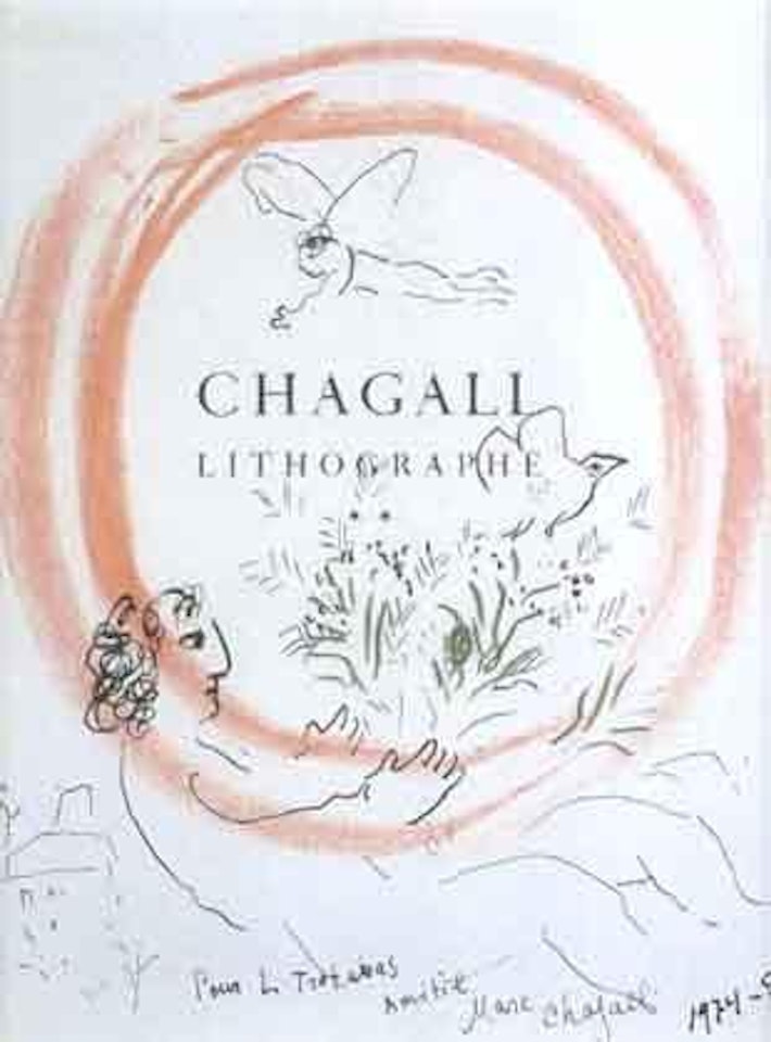 La femme et l'ange by Marc Chagall