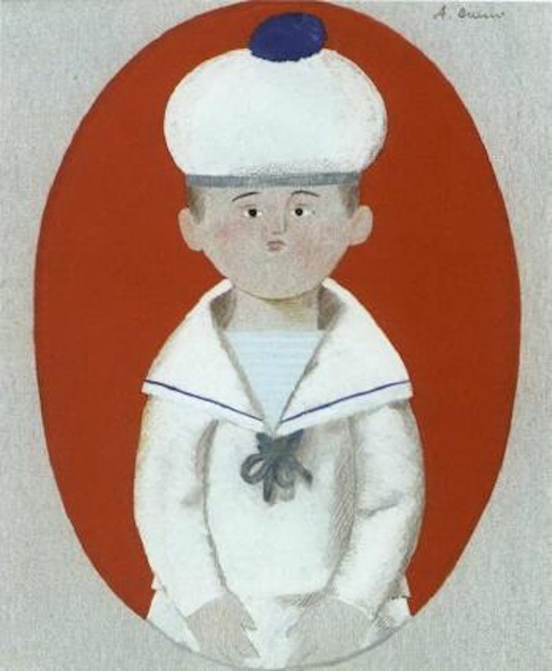 Young sailor in oval by Antonio Bueno