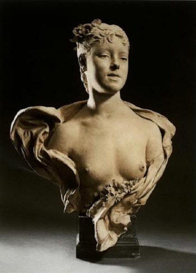 Fleurs du Mal, a bust by Marius Jean Antonin Mercie