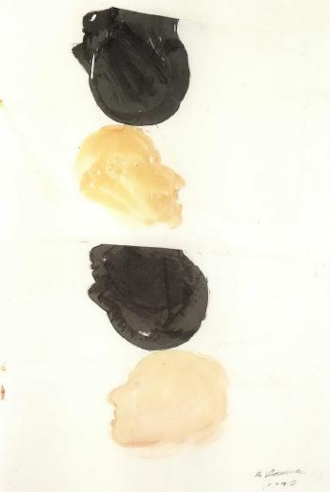 Four heads by Bruce Nauman