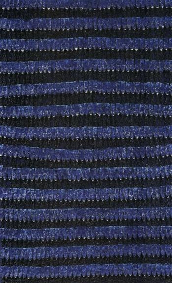 Monochrome accumulation, ultramarine blue by Arman