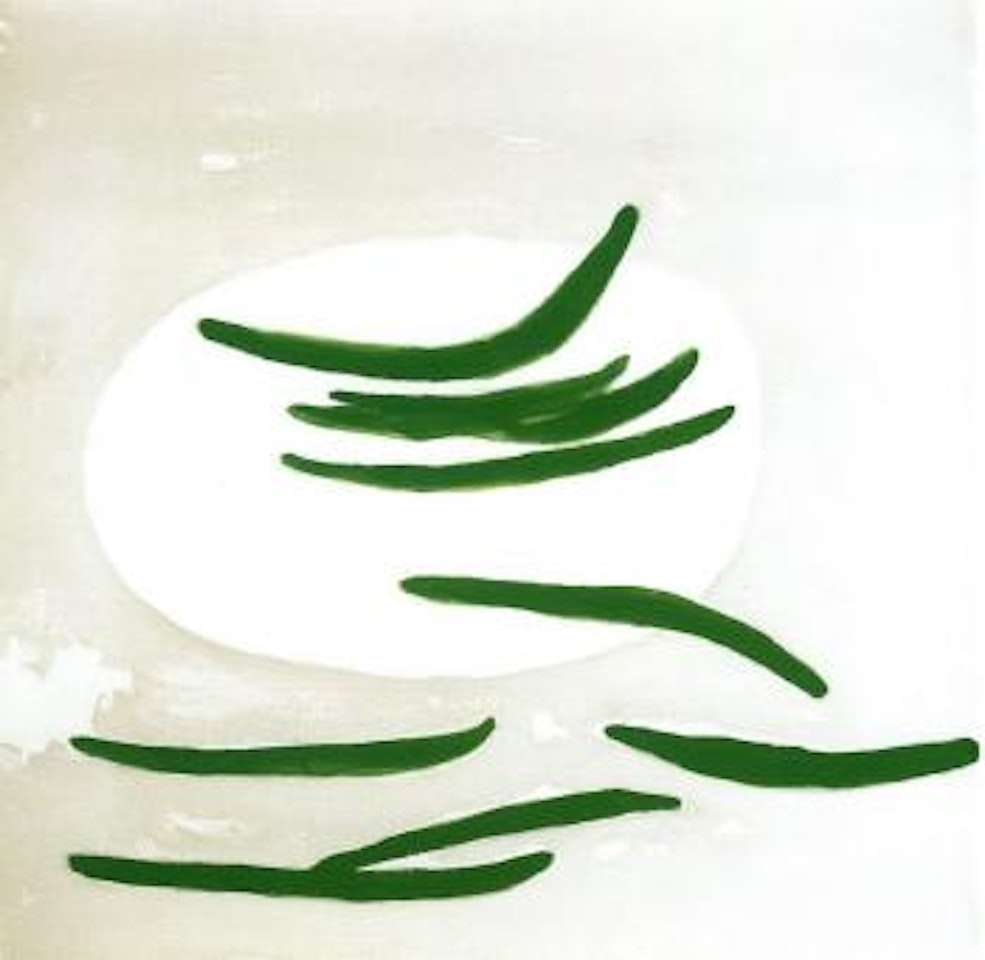 White on white with beans by William Scott