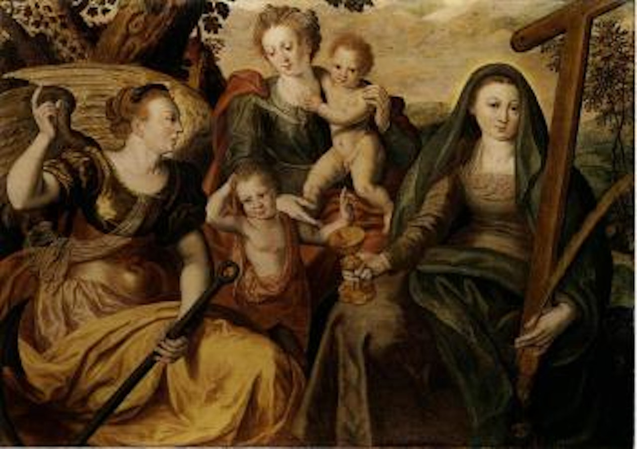 Faith, Hope and Charity by Flemish School