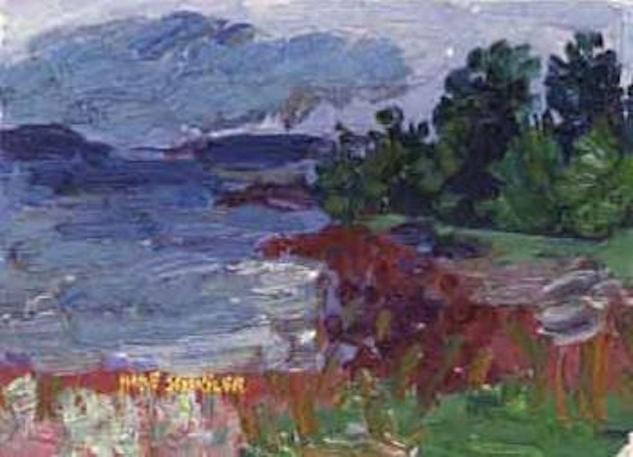 Coastal landscape N. Oeddoe by Inge Schiöler