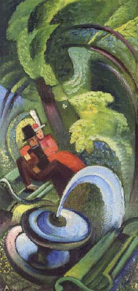 The park bench by Gosta Adrian-Nilsson