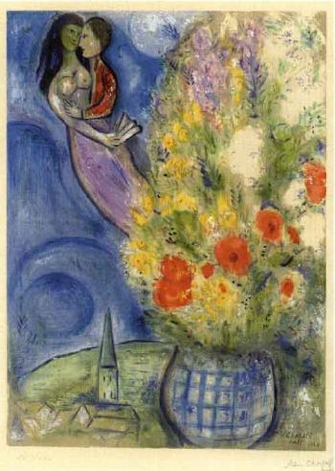 Les cocuelicots by Marc Chagall