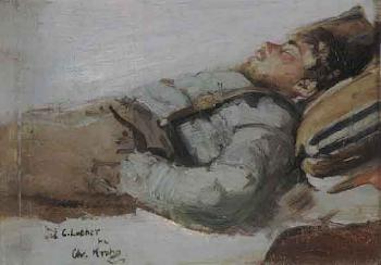Sleeping - Rasmus Gaihede by Christian Krohg