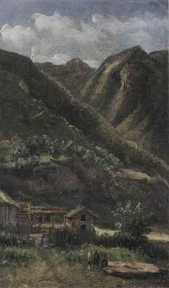 Landscape from Ytre Kroken, Sogn by Johan Christian Clausen Dahl
