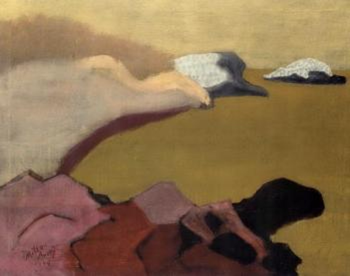 Rocks and sea by Milton Avery