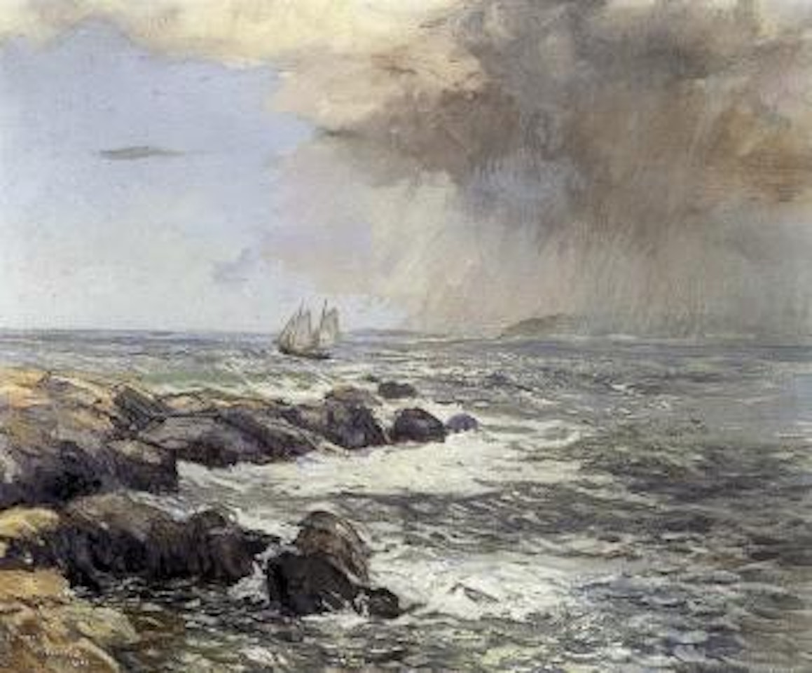 Storm off Ocean Point by Edward Willis Redfield