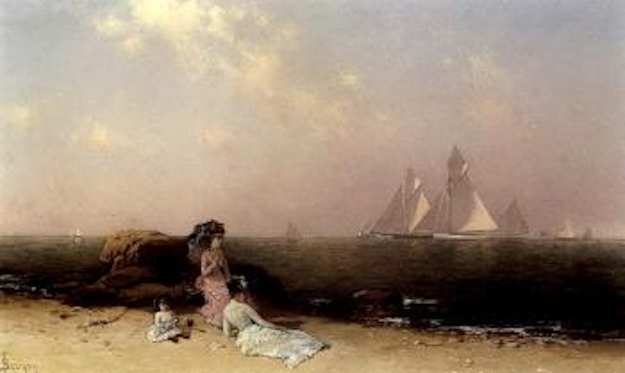 Afternoon at the shore by Alfred Thompson Bricher