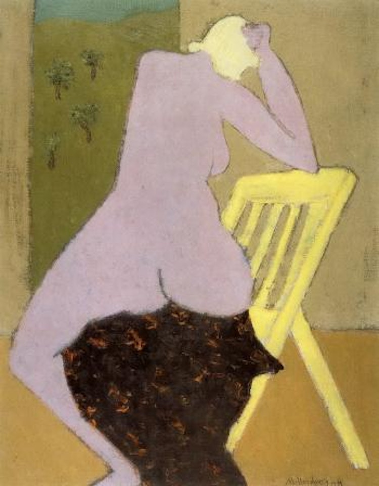 Nude with yellow hair by Milton Avery