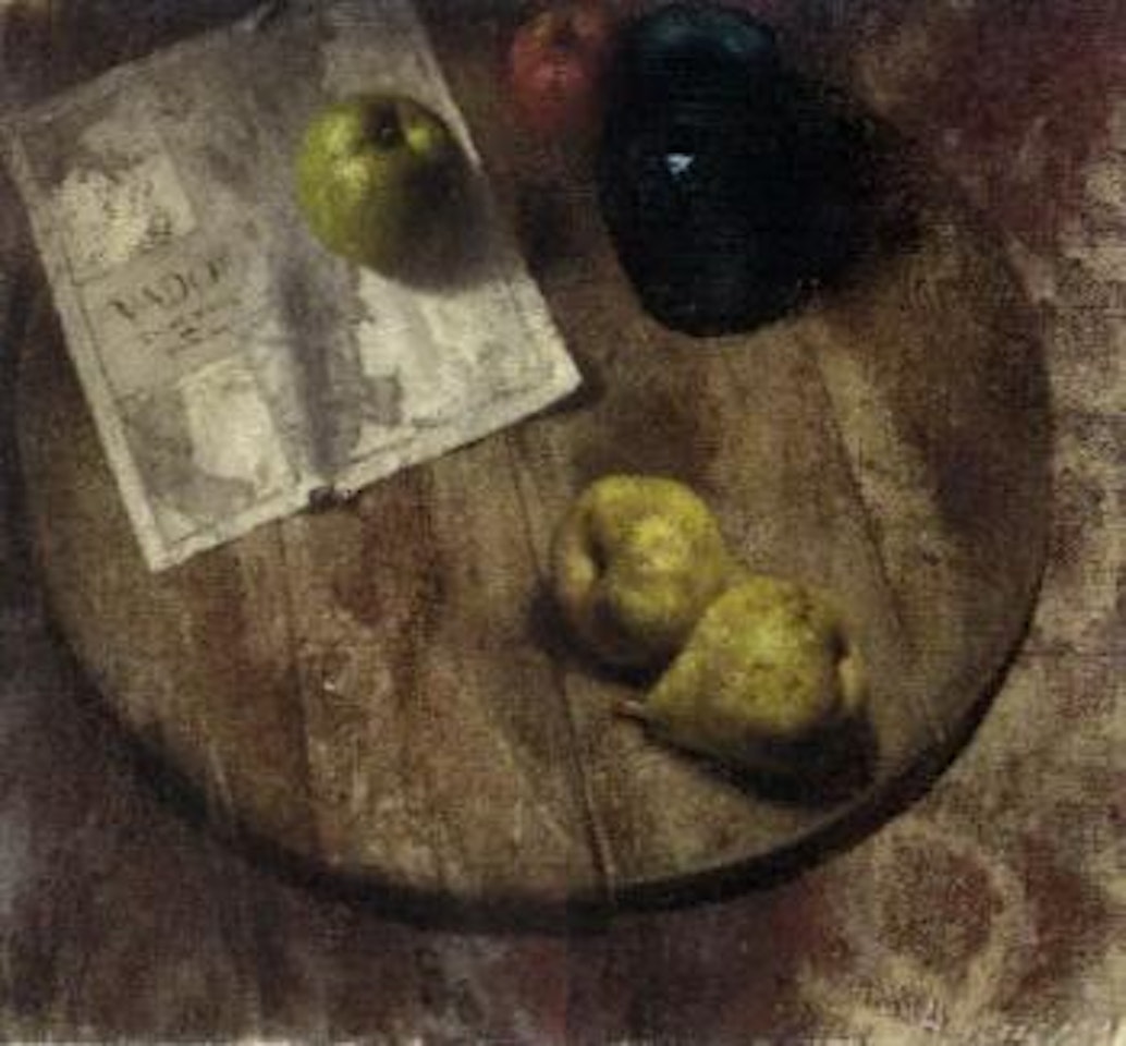 Still life with apples and pears by Patrick Hennessey