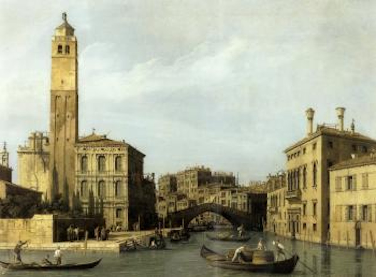 Grand Canal with San Geremia, Palazzo Labia and the entrance to the Cannareggio, Venice by Canaletto