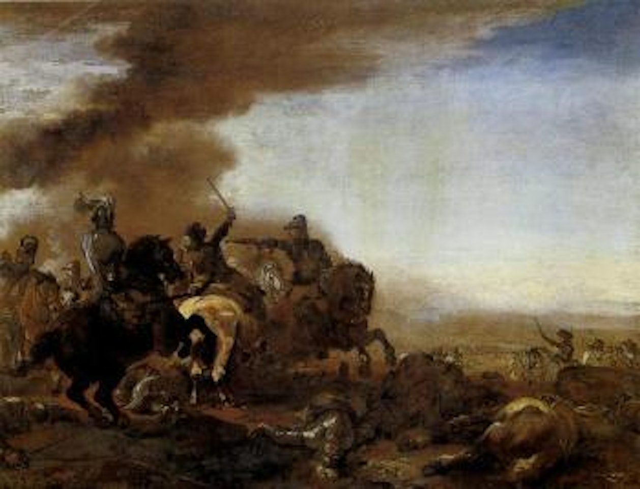 Battle scenes by Francesco Giuseppe Casanova