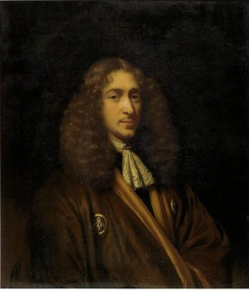 Portrait of a man wearing a Japanese robe by Nicolaes Maes