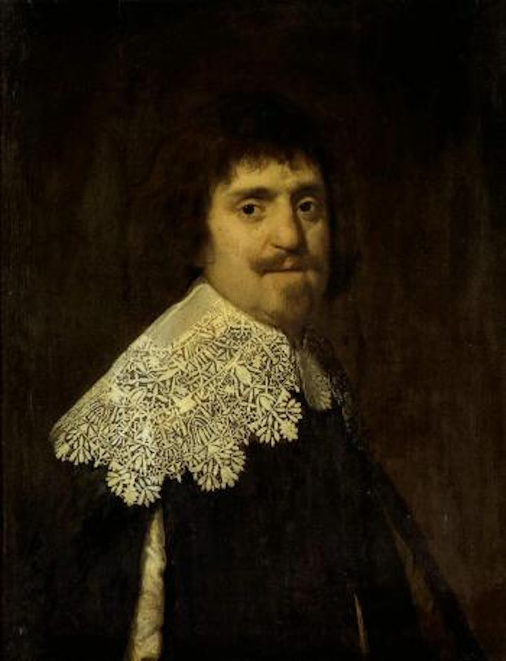 Portrait of a man, said to be Nicolas Duval by Paulus Moreelse