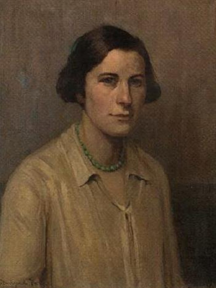 Portrait of a woman by Stanhope Alexander Forbes