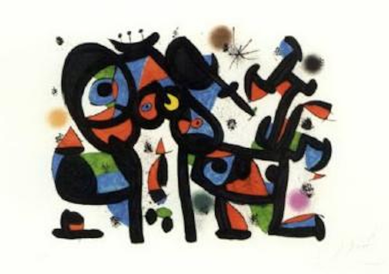 Allegro vivace by Joan Miró