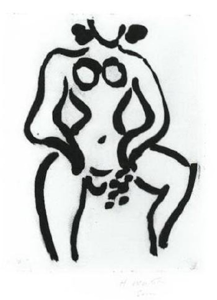 Nu accroupi II by Henri Matisse