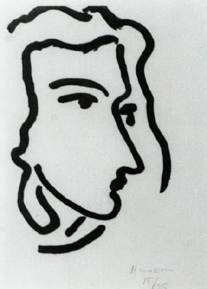 Nadia regardant a droite by Henri Matisse