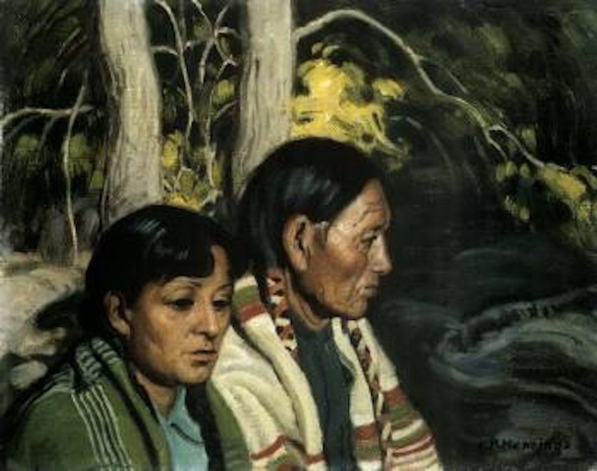 Strolling Indians by Ernest Martin Hennings