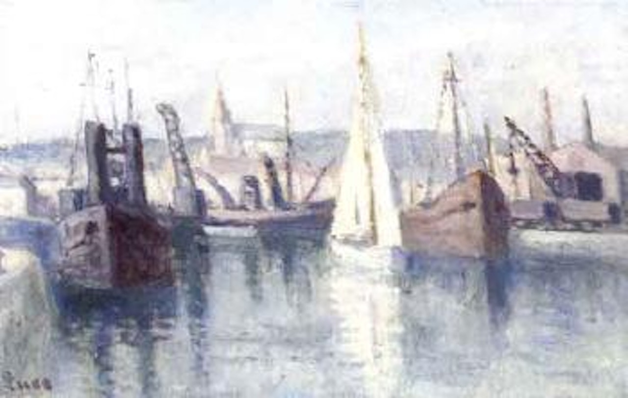 Scene du port by Maximilien Luce