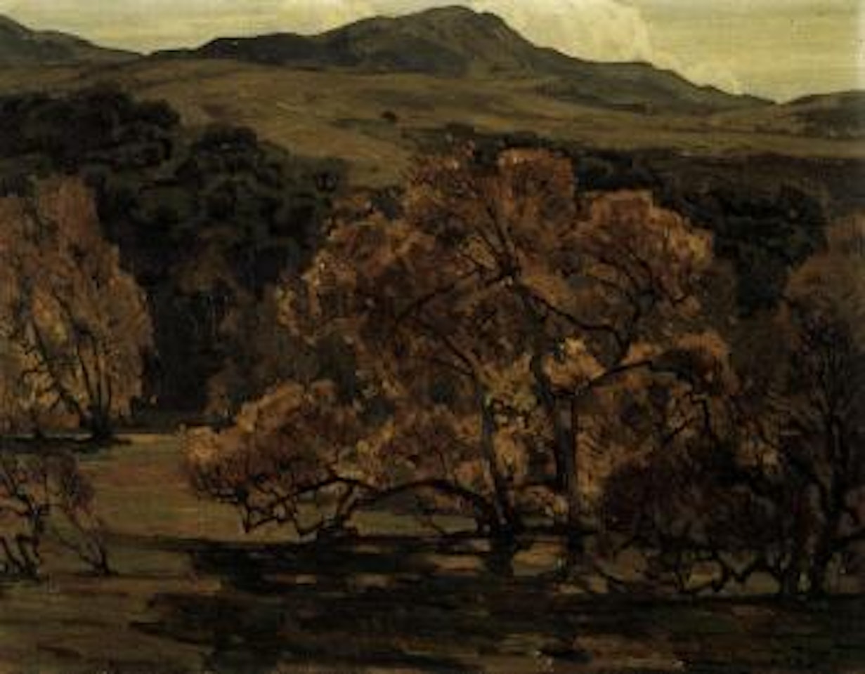 Golden days, Orofre Canyon by William Wendt