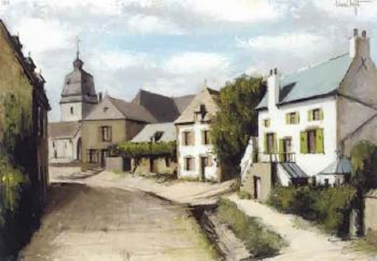 Rue de l'eglise by Bernard Buffet
