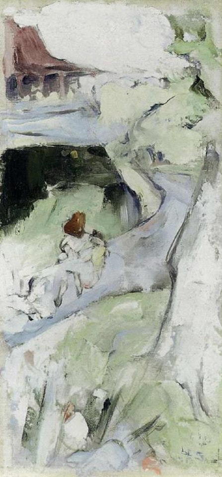 St. Stephen's Green, Dublin by Louis Le Brocquy