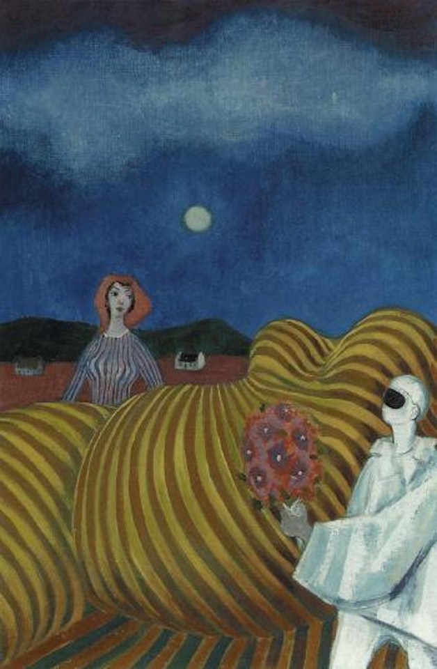 Girl behind the woman by Gerard Dillon