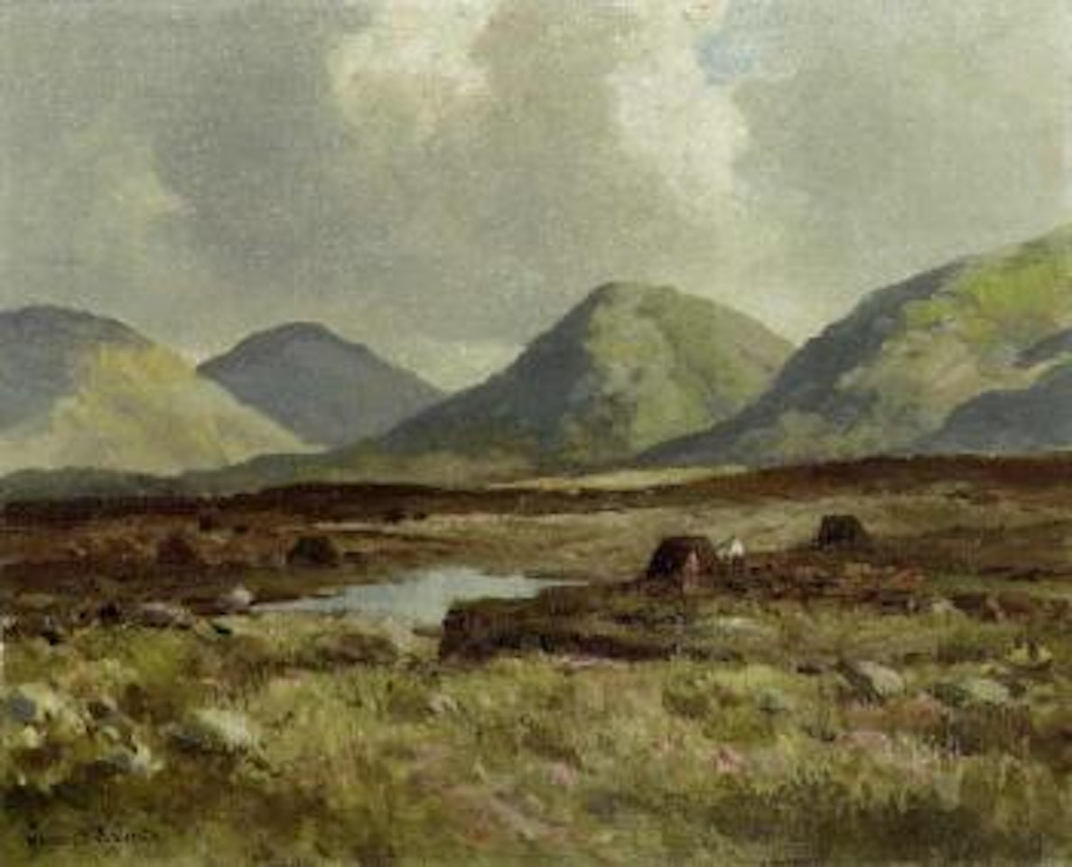Western landscape, Connemara by Maurice Canning Wilks