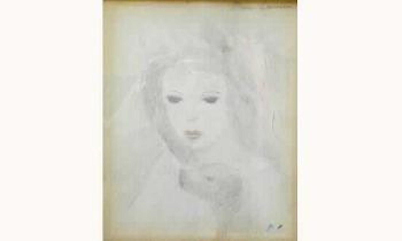 Jeune fille au chien by Marie Laurencin