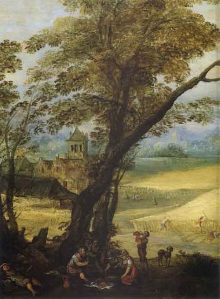 Summer harvest by Joos de Momper the Younger