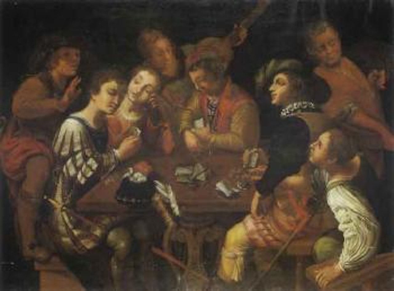 Card players by Caravaggio