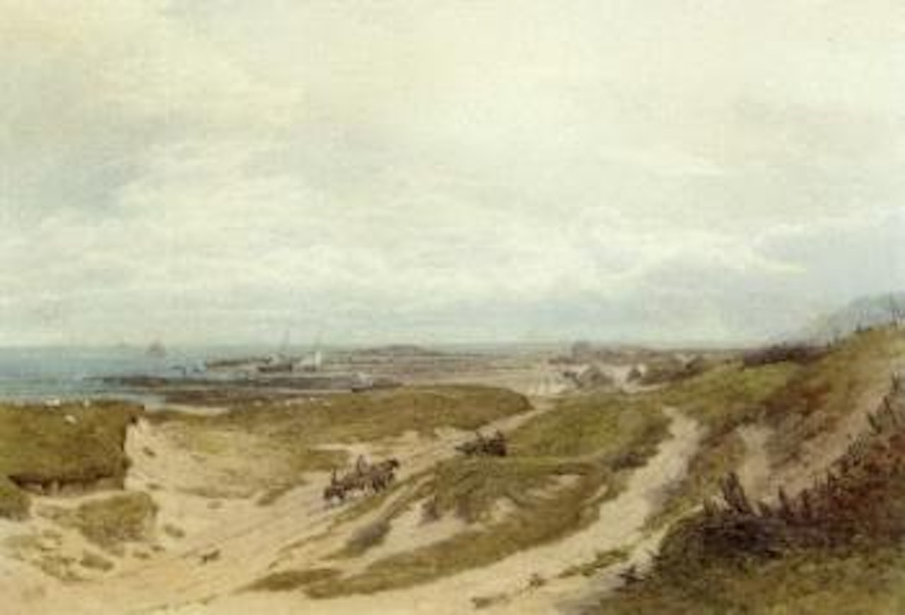 Porteynon Gower, South Wales by Edward Duncan