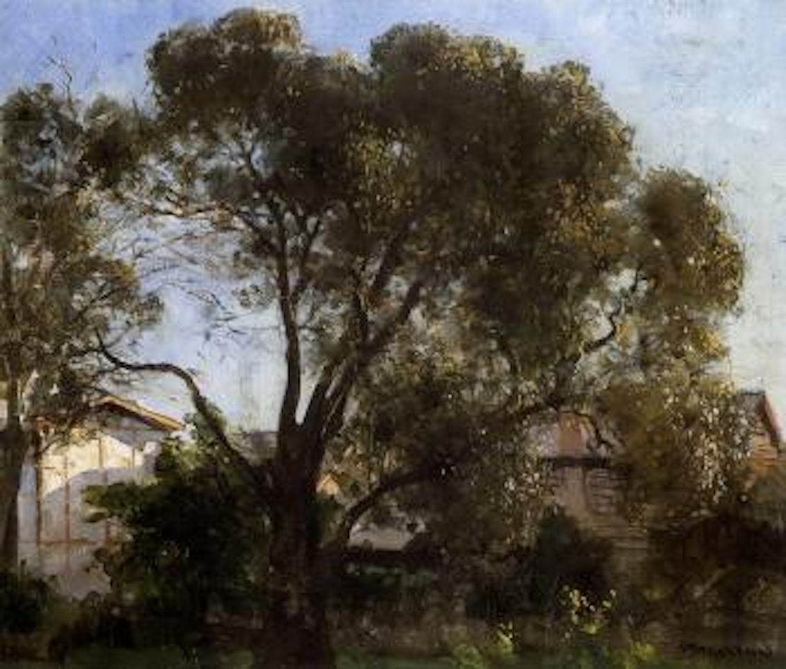 The oldest olive tree by Arthur Ernest Streeton