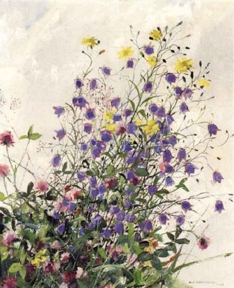 Wild flowers by Olle Hjortzberg