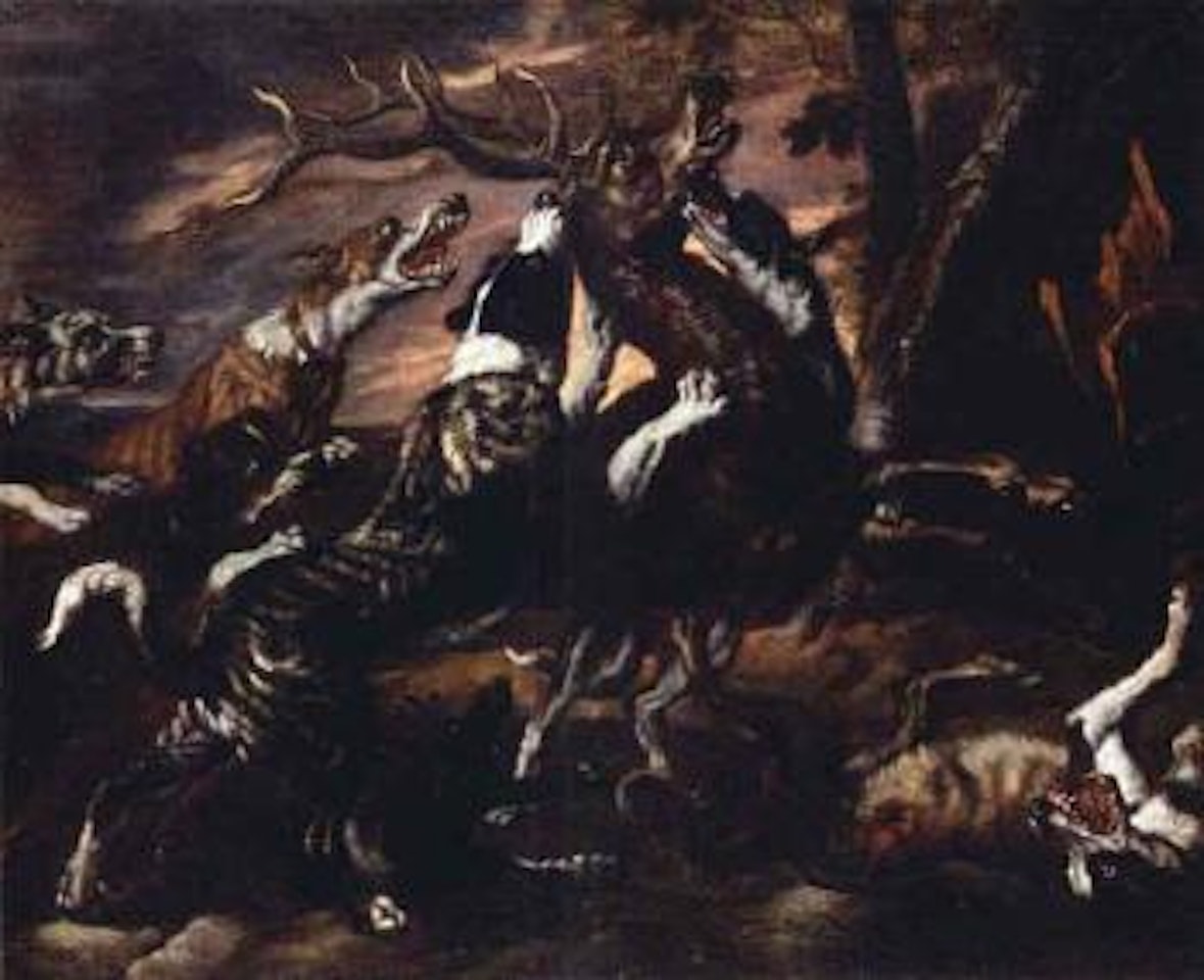 Stag hunt by Paul de Vos