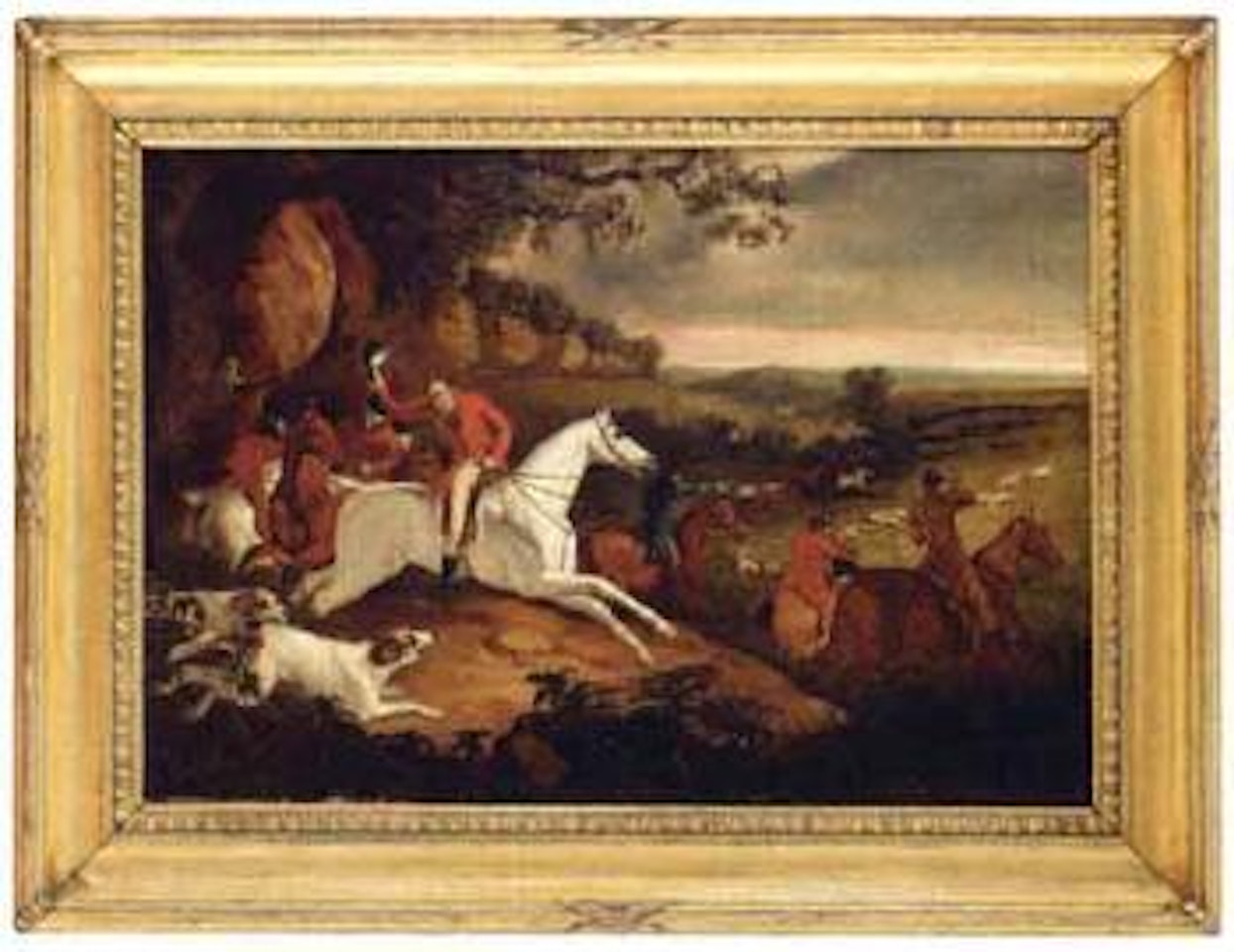 Hunting scenes by English School
