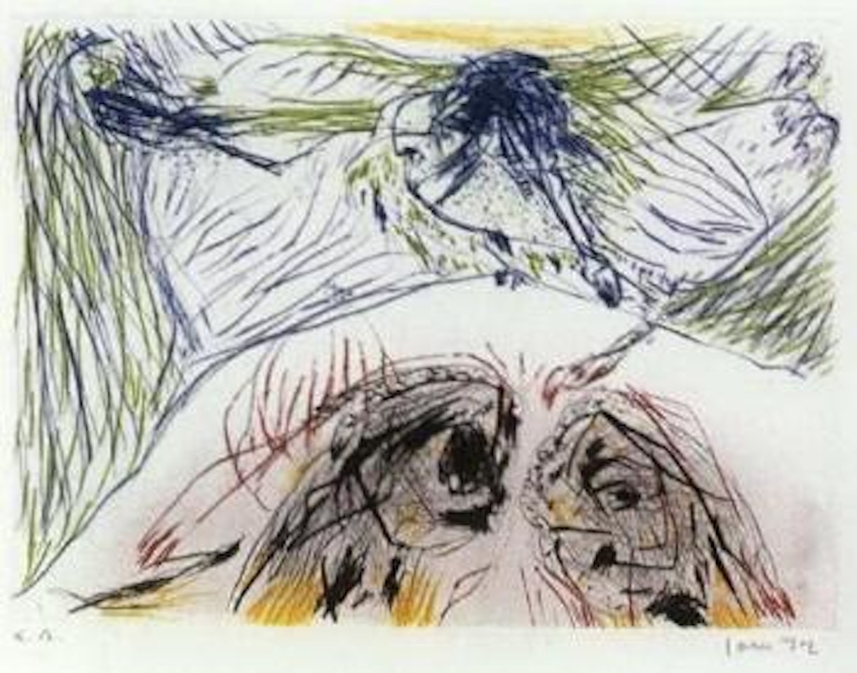 Hibou sortilege by Asger Jorn