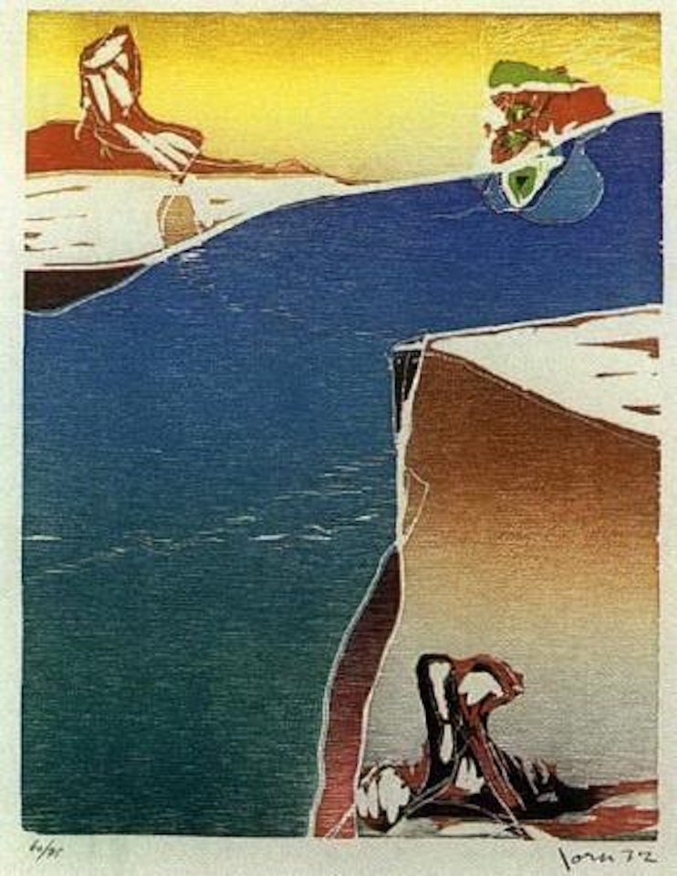 Dans le sillage d'if Aube by Asger Jorn