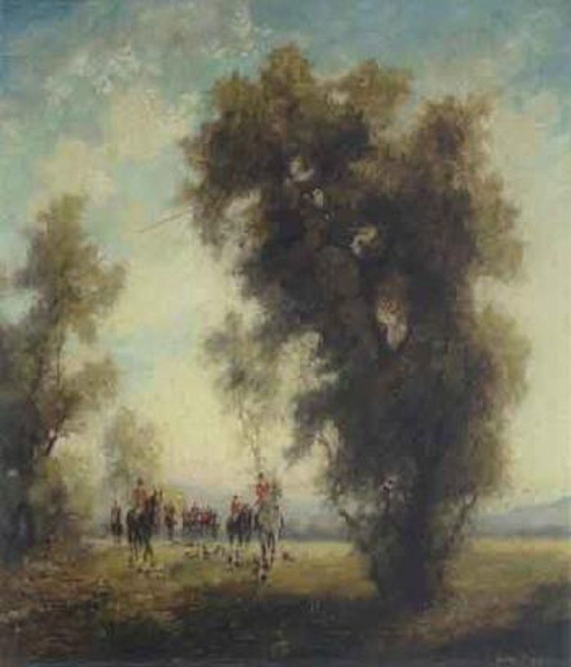 Hubertus hunt by Otto Pippel