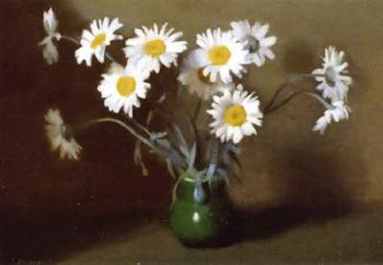 Still life, daisies by Clarice Beckett