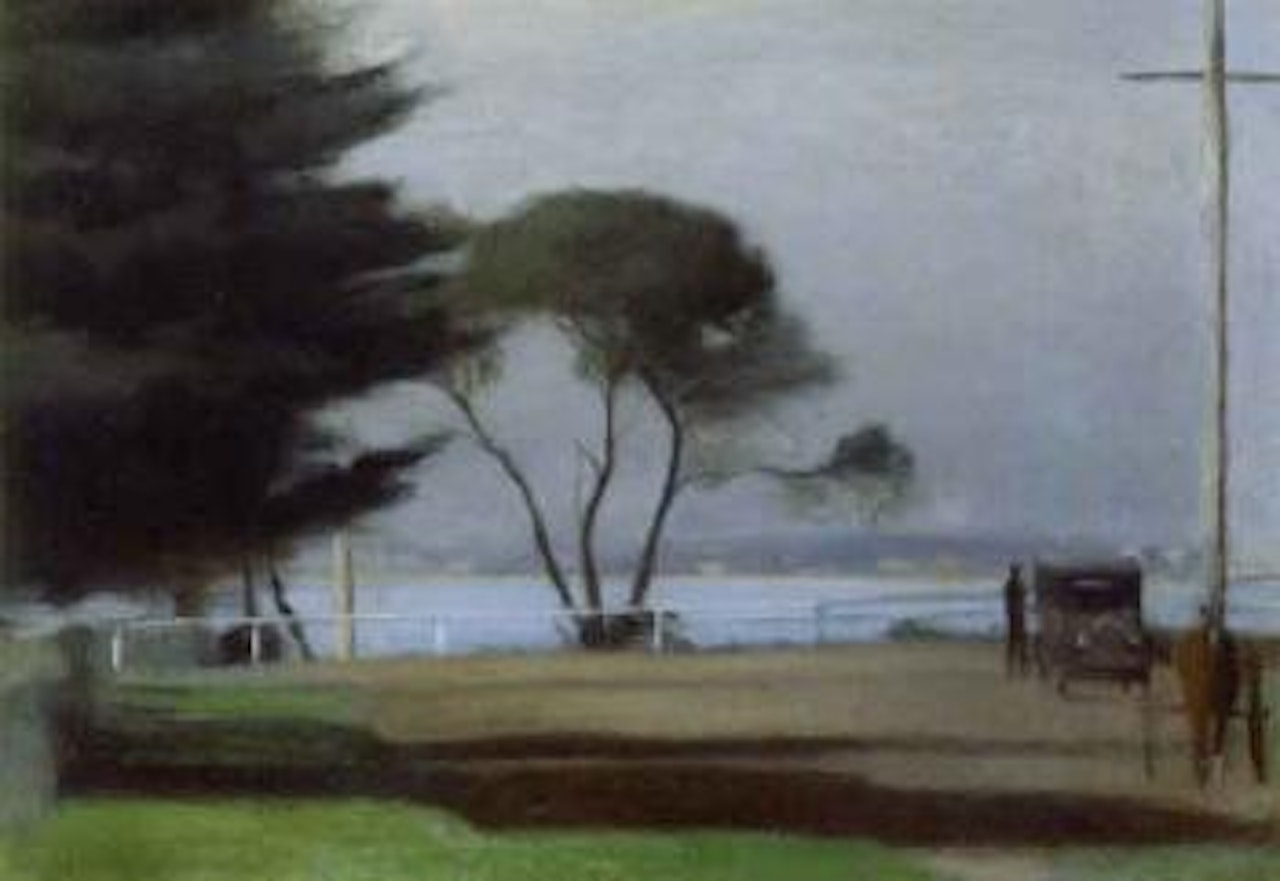 Autumn morning - early morning, Beaumaris by Clarice Beckett