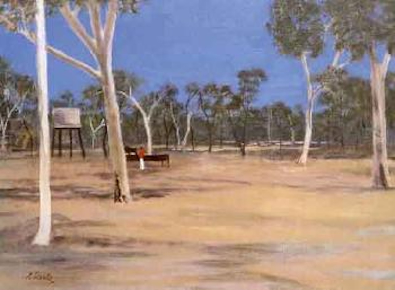 Gulf country station by Ray Austin Crooke